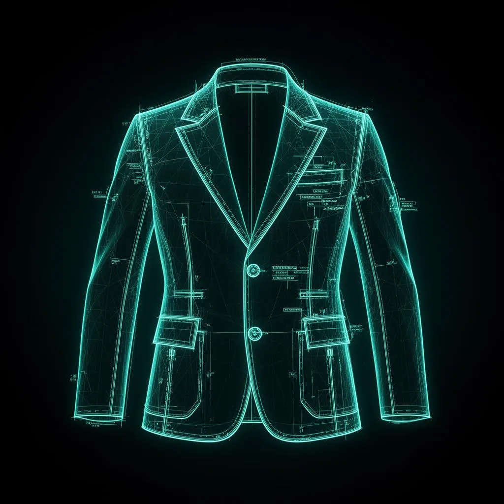 Molde digital - Blazer Masculino